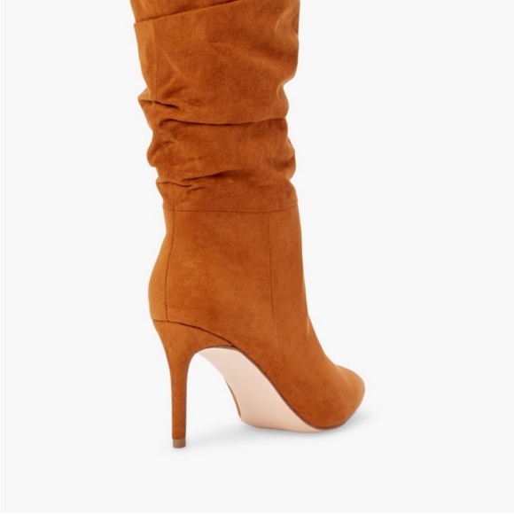 Camel colored slouchy heeled boots 8.5 NIB - Picture 6 of 8